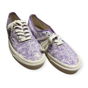 Vans OG Authentic LX Shoes Acid Wash English Lavender Sneakers Mens Size 8.5 New